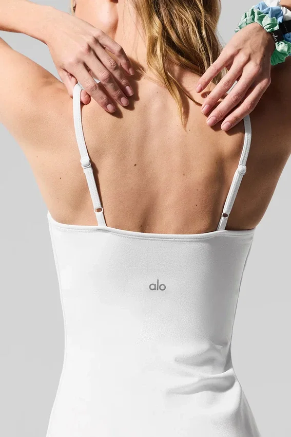 Abito aderente Airbrush - Bianco/Bianco