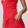 Abito Airbrush Splendor - Rosso brillante