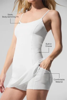 Abito da tennis Breezy – Bianco