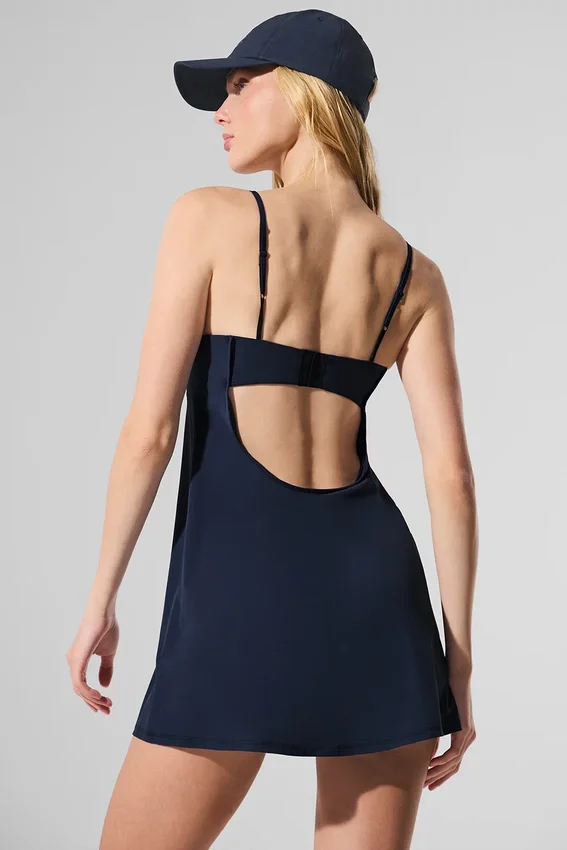 Abito da tennis Breezy - Blu navy