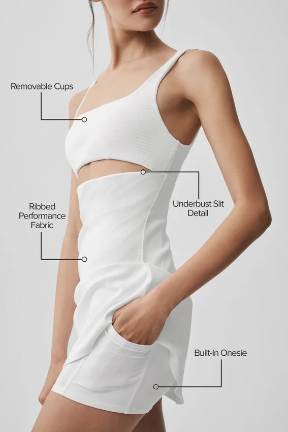 Abito da tennis Slice - Bianco