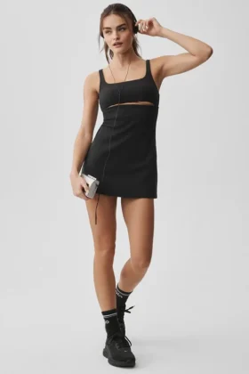 Abito da tennis Slice - Nero