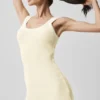 Abito in maglia stile maglione Tennis Club - Avena/Bianco