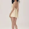 Abito Radiance in misto seta - Beige sabbia