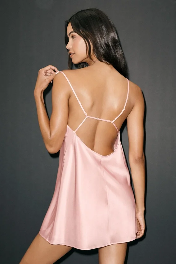 Abito Radiance in misto seta - Rosa sole