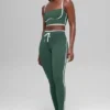 Airbrush High-Waist Race Pace 7/8 Leggings - Verde trifoglio/Bianco