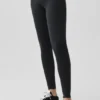 Airbrush Legging a vita bassa - Nero