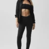 Airbrush Legging a vita bassa - Nero