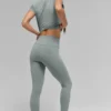 Airbrush Legging High-Waist 7/8 - Grigio lunare