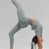Airbrush Legging High-Waist 7/8 - Grigio lunare