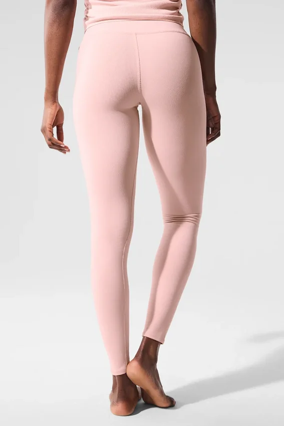 Airbrush Legging High-Waist 7/8 - Rosa quarzo