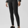 Airbrush Mid-Rise Legging - Nero
