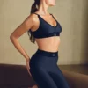 Airlift High-Waist 7/8 Line up Leggings - Blu navy