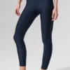 Airlift High-Waist 7/8 Line up Leggings - Blu navy