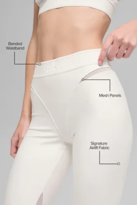 Airlift High-Waist 7/8 Rebel Legging – Avorio