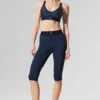 Airlift High-Waist Capri - Blu navy