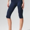 Airlift High-Waist Capri - Blu navy