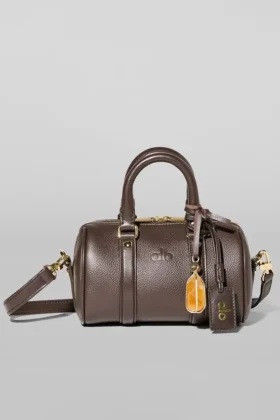 Alo Mini Voyage - Pelle color espresso