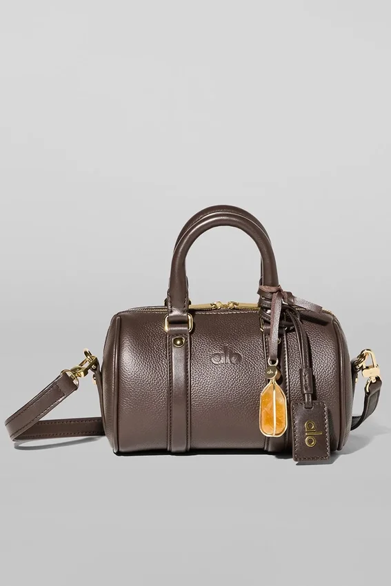 Alo Mini Voyage - Pelle color espresso