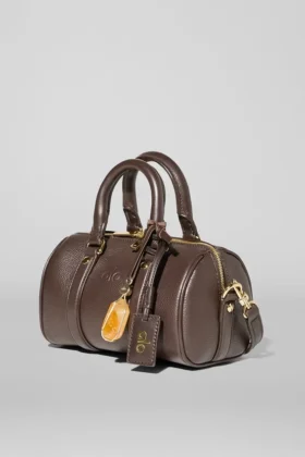 Alo Mini Voyage – Pelle color espresso