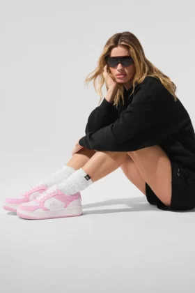 Alo Recovery Mode Sneakers - Rosa/Bianco