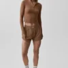 Alo Softsculpt Precision con maniche lunghe e zip a 1/4 - Marrone baciato dal sole
