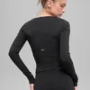 Alo Softsculpt Precision con maniche lunghe - Nero