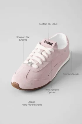 Alo Sunset Sneaker + Jisoo – Rosa Bloom
