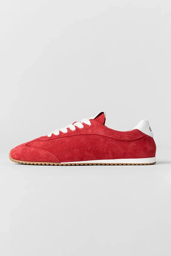 Alo Sunset Sneaker - Rosso Candy Heart
