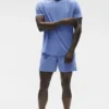 Alo Vapor Maglia a girocollo a maniche corte - Blu Provenza
