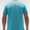 Alo Vapor Maglia a maniche corte con collo rotondo - Blue Breeze