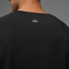 Alo Vapor Maglia a maniche lunghe con collo rotondo - Nero