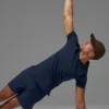 Alo Vapor Pantaloncini a girocollo a maniche corte - Blu navy