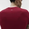 Alo Vapor pantaloncini a girocollo con maniche corte - Garnet