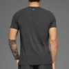 Alo Vapor pantaloncini con maniche corte e collo rotondo - Antracite