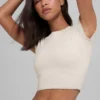 Alosoft Crop Finesse a maniche corte - Beige