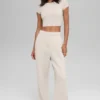 Alosoft Crop Finesse a maniche corte - Beige