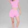 Alosoft Crop Finesse a maniche corte - Rosa Candy Heart