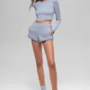 Alosoft Crop Finesse con maniche lunghe - Brina invernale