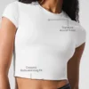 Alosoft Crop Finesse maniche corte - Bianco