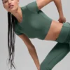 Alosoft Crop Finesse maniche corte - Verde trifoglio
