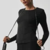 Alosoft Finesse con maniche lunghe - Nero