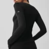 Alosoft Finesse con maniche lunghe - Nero