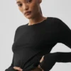 Alosoft Finesse con maniche lunghe - Nero