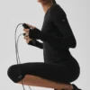 Alosoft Finesse con maniche lunghe - Nero