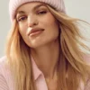 Berretto in cashmere Courchevel - Rosa ghiaccio