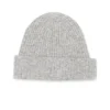 Berretto in cashmere - Grigio tortora melange