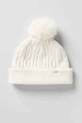 Berretto Winter Bliss a trecce – Avorio