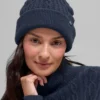 Berretto Winter Bliss a trecce - Blu navy