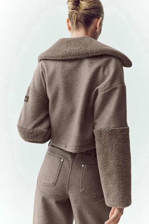 Bomber Nightfall in misto lana - Alpine Cocoa Heather